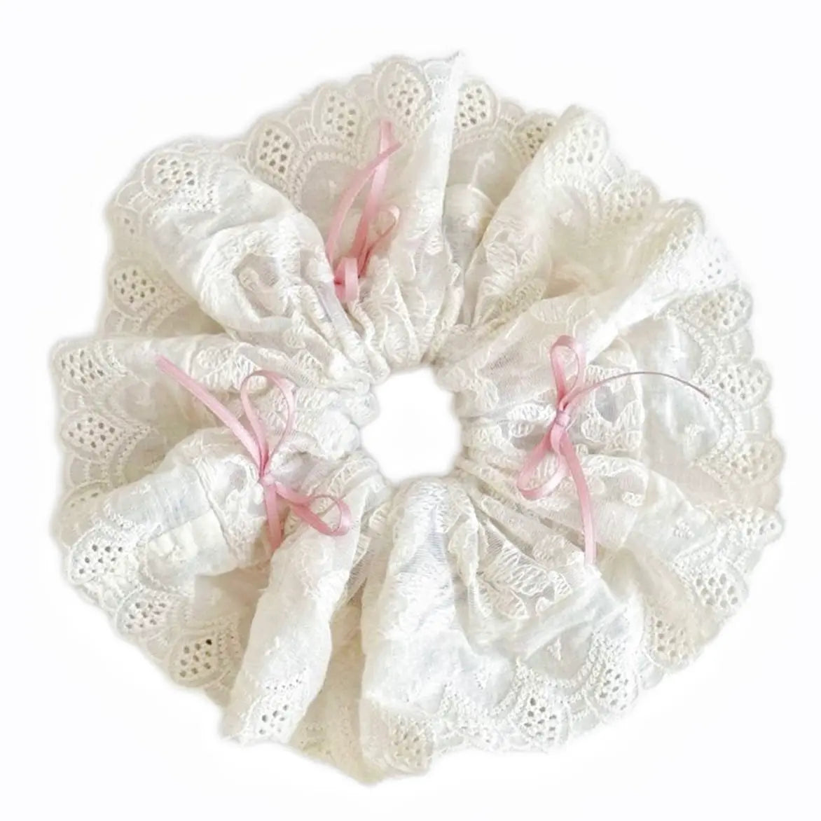 Balletcore Bow Lace XXL 6.3 ” Scrunchie