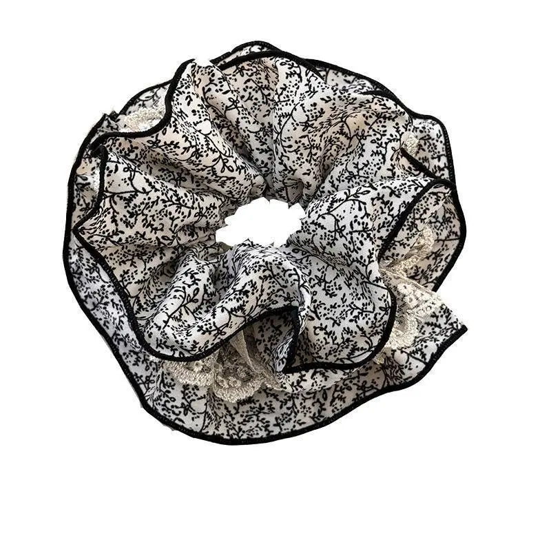 Classic Flora Lace XXL 7 ” Scrunchie