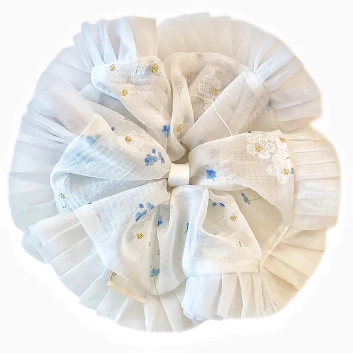 Floral Tulle XXL 7 ” Scrunchie