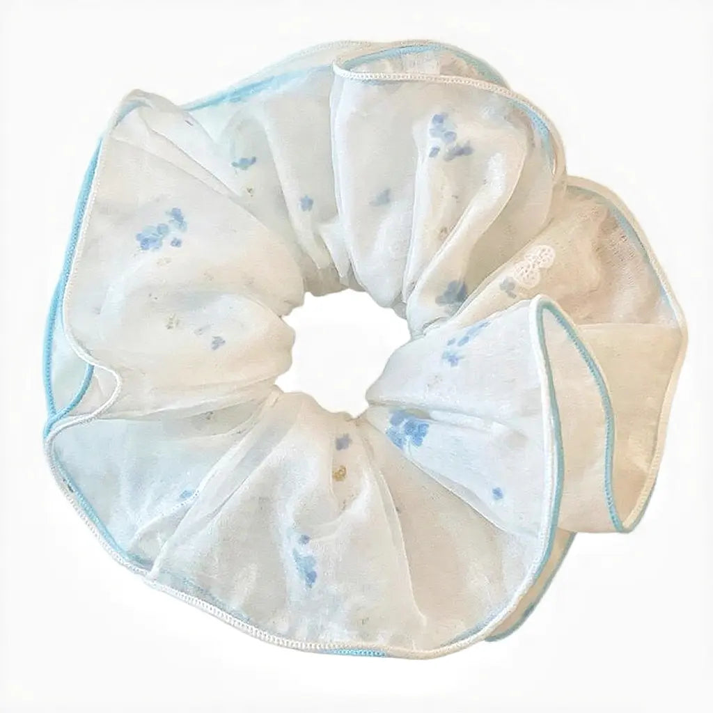 Floral Tulle XXL 7 ” Scrunchie