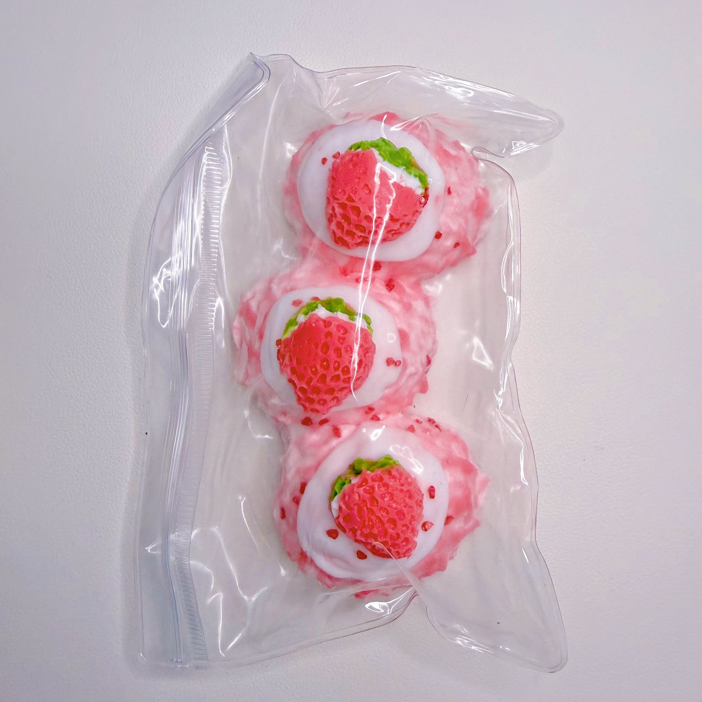 Strawberry mochi Taba Squishy