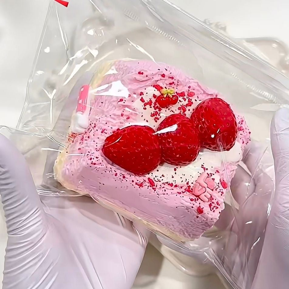 Strawberry Cake Taba Squishy