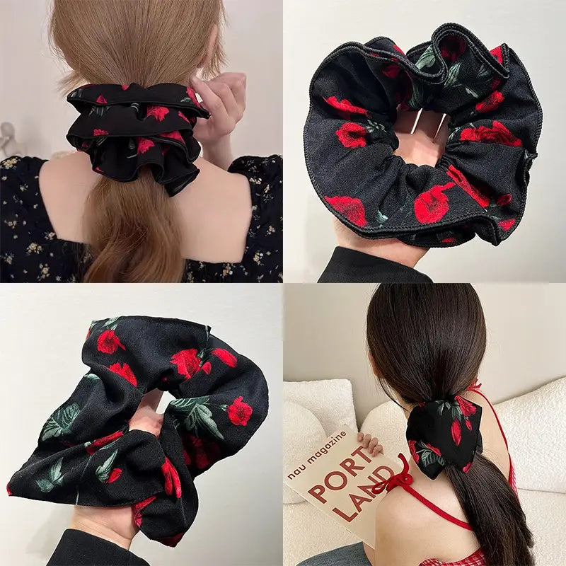 Rose Garden 7 ” Scrunchie