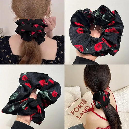 Rose Garden 7 ” Scrunchie