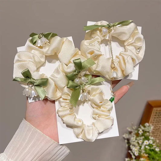 lily of the valley 5” Scrunchie