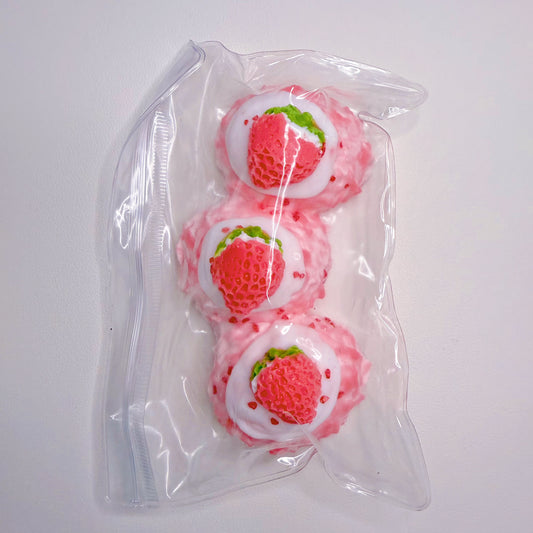 Strawberry mochi Taba Squishy